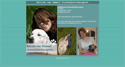 Desktop Screenshot of dierenfysio.rozebottels.nl