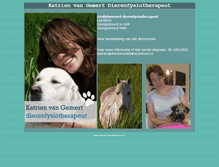 Tablet Screenshot of dierenfysio.rozebottels.nl